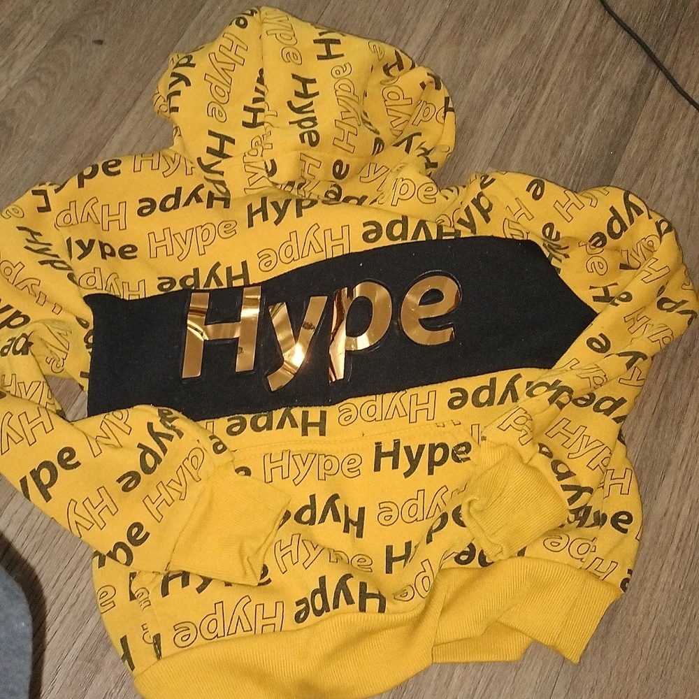 Hype Yellow and Black Hoodie